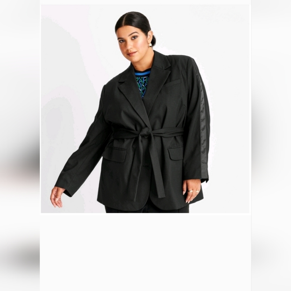 Future Collective size 2x black tuxedo jacket